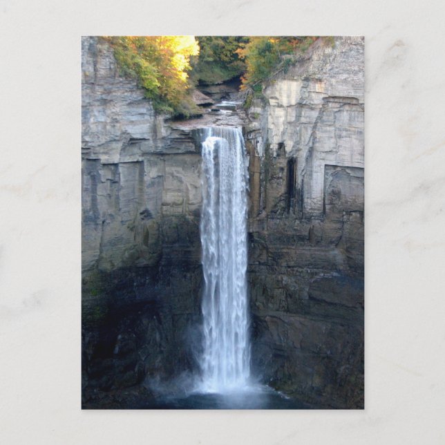 Postal Me encantan las cataratas de Taughannock (Anverso)