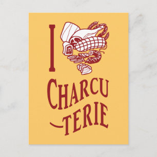 Postal Me encantan las charcuterias
