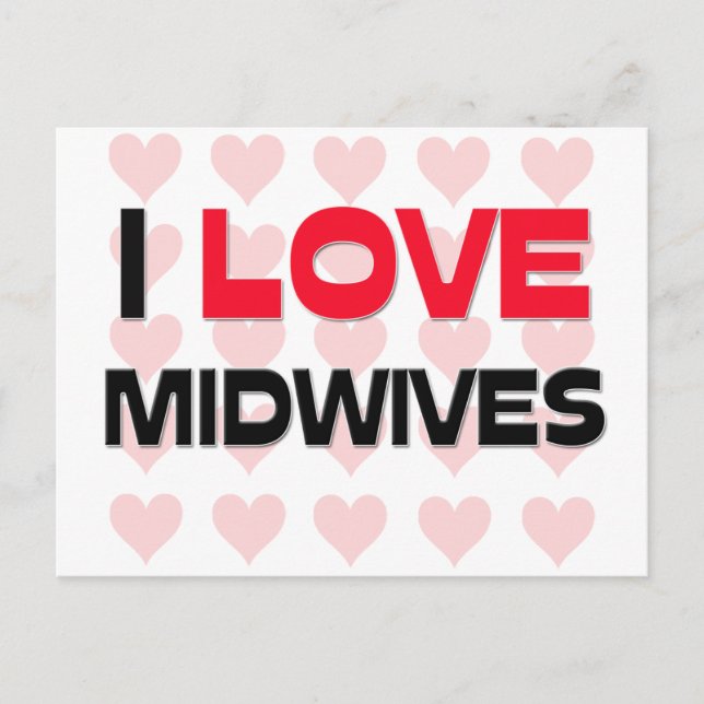 POSTAL ME ENCANTAN LAS MIDWIVAS (Anverso)