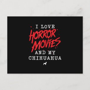 Postal Me Encantan Las Películas De Horror Y Mi Dueño De 