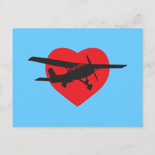 Postal Me encantan los aviones
