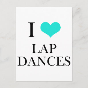 Postal Me encantan los bailes de Lap