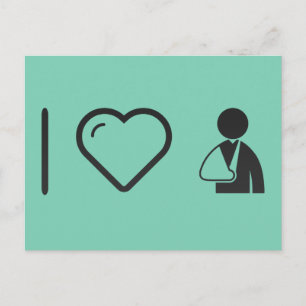 Postal Me encantan los brazos rotos