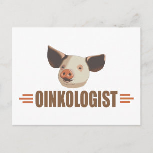 Postal Me encantan los cerdos