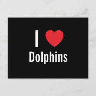 Postal Me encantan los delfines