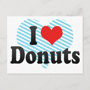 Postal Me encantan los donuts