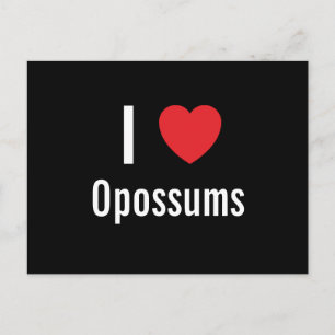 Postal Me encantan los opossums