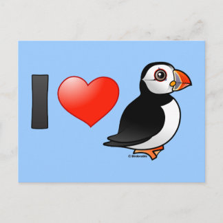 Postal Me encantan los Puffins