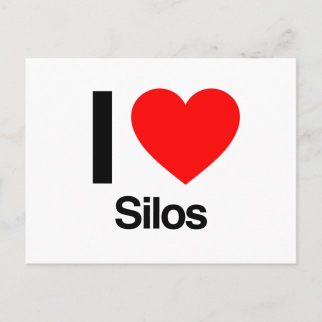 Postal me encantan los silos (Anverso)