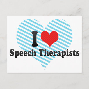 Postal Me Encantan Los Terapistas Del Habla