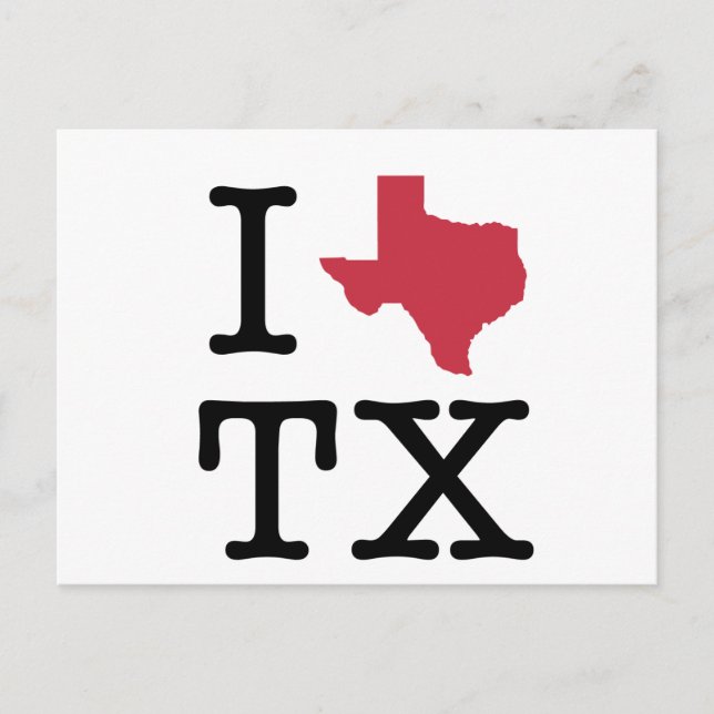 Postal Me encantan los textos (Anverso)