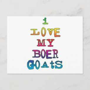 Postal Me encantan mis cabras