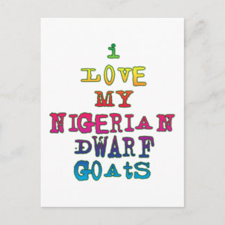 Postal Me encantan mis cabras enanas nigerianas