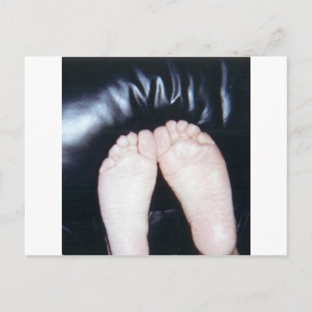 POSTAL ME ENCANTAN SUS PIES (Anverso)