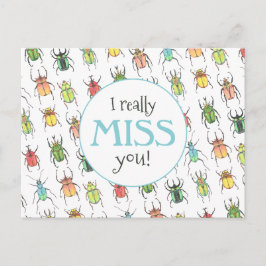Postal Me Extraño Que Te Encantan Los Bugs Maestros De Pa