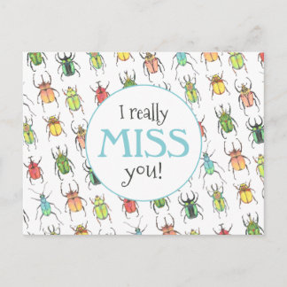 Postal Me Extraño Que Te Encantan Los Bugs Maestros De Pa