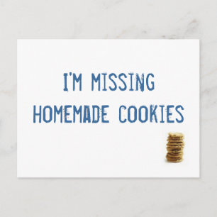 Postal ¡Me faltan galletas caseras!