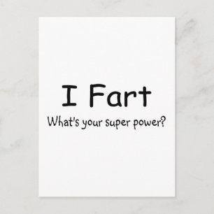 Postal Me Fart Cuál es tu superpoder