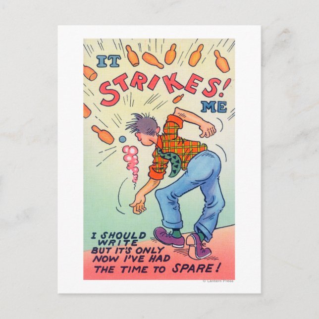 Postal Me Golpea, Personalizado (Anverso)