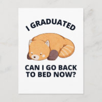Me gradué, puedo volver a la cama ahora