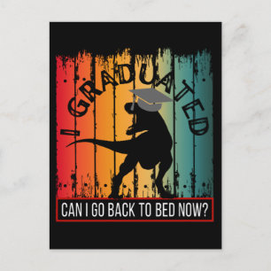 Postal me gradué, ¿puedo volver a la cama ahora?