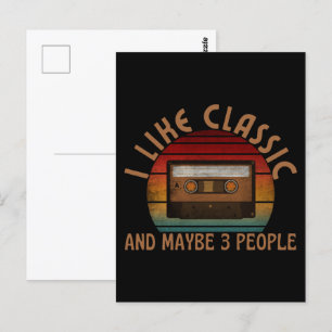 Postal me gusta clásico y quizás 3 personas