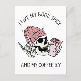 Postal Me Gusta Mi Libro Spicy, Funny Bookish