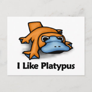 Postal Me Gusta Platypus