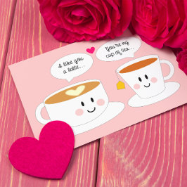 Postal Me Gusta Una Latte Post Card
