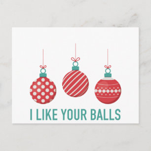 Postal Me Gustan Tus Bolas