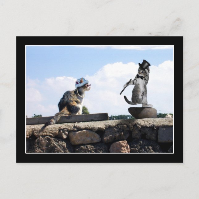 Postal ¡Me haces sentir como bailando! (Anverso)