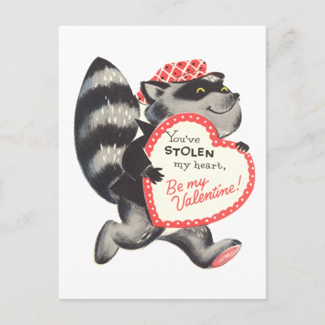 Postal Me has robado el corazón (Anverso)