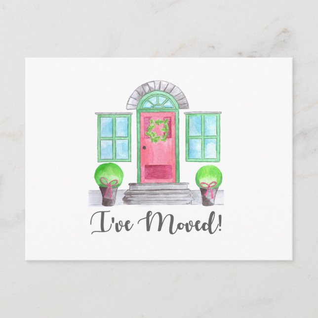 Postal ¡Me he mudado! Navidades en casa (Anverso)