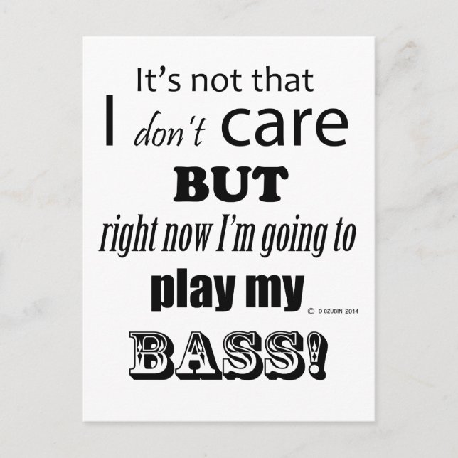 Postal Me importa el culo (Anverso)