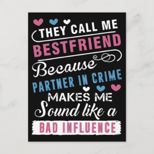 Postal me llaman mejor amiga porque me asocian con el cri