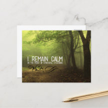 "Me mantengo tranquilo" Motivación Afirmación