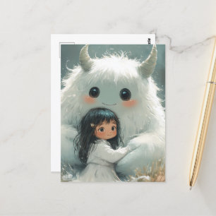 Postal Me Mantiene Segura Niña Su Monstruo Amigo