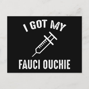 Postal Me Puse Mi Fauci Ouchie Pro-Vacuna