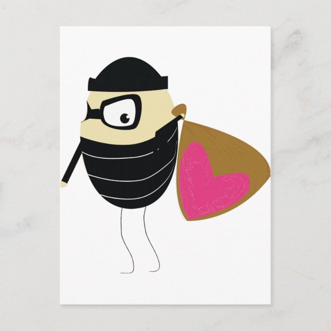 Postal me robaste el corazón (Anverso)