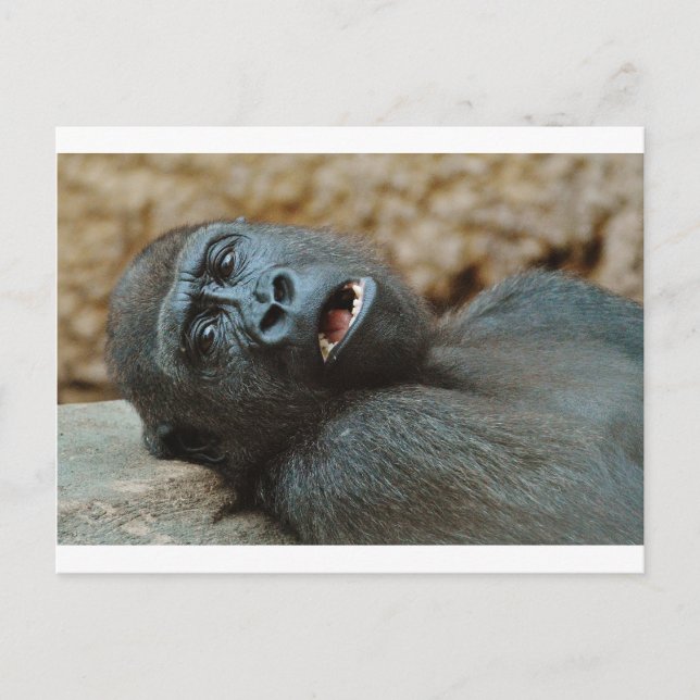 Postal "Me siento tan somnoliento" (Anverso)