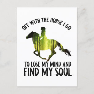 Postal Me Voy A Perder El Bosque Mental.