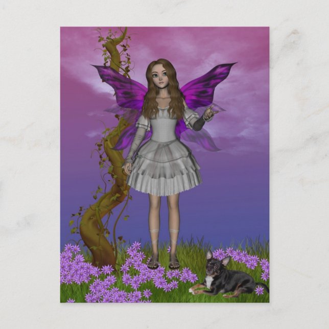 Postal ME y las fábulas 8 (Anverso)