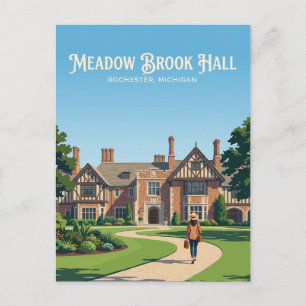 Postal Meadow Brook Hall EE. UU.