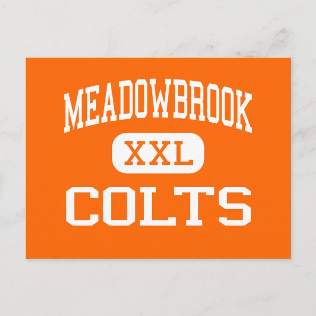 Postal Meadowbrook - Colts - High School - Byesville Ohio (Anverso)