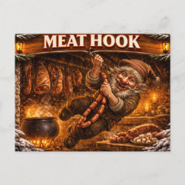 Postal Meat Hook Icelandic Yule Lad