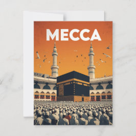 Postal Meca Peregrinación Hajj Islámico