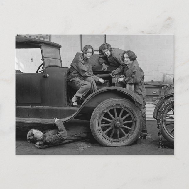 Postal Mecánica Automática de Young Lady, 1927 (Anverso)