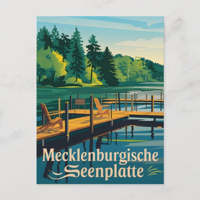Postal Mecklenburgische Seenplatte (Anverso)