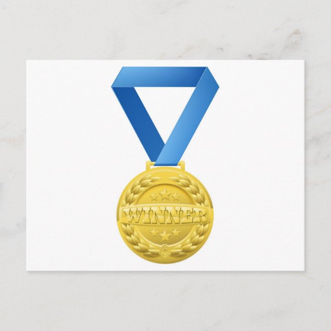 Postal medalla de oro (Anverso)
