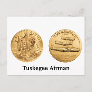 Postal Medalla de Oro de Tuskegee Airmen